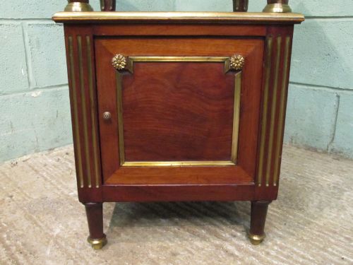 fig 2. ANTIQUE FRENCH MAHOGANY AND ORMOLU CABINET C1900