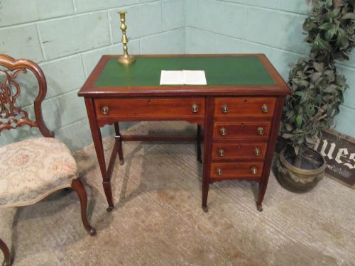 fig 1. ANTIQUE EDWARDIAN MAHOGANY LADIES WRITING DESK C1900