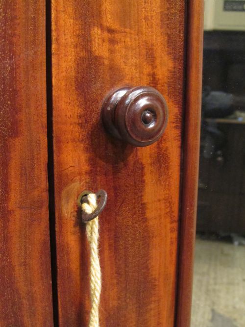 fig 1. Antique Victorian Mahogany small Wardrobe c1880