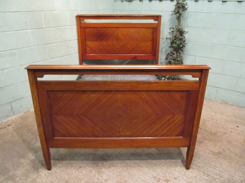 fig 2. ANTIQUE EDWARDIAN MAHOGANY DOUBLE BED C1900