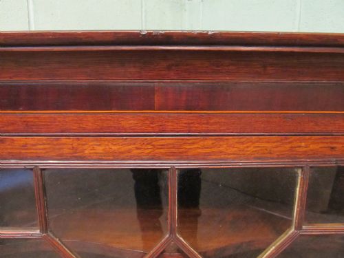 fig 2. Antique Georgian Oak Astragal Glazed Corner Cabinet C1780
