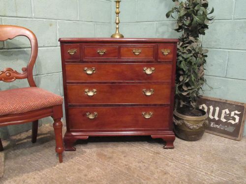 Antique Victorian Mahogany Secretaire Dwarf Chest of Drawers C1880