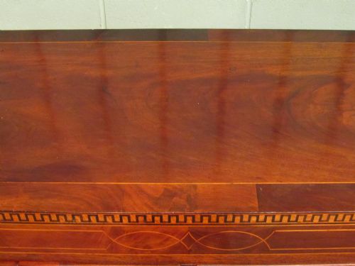fig 1. Antique Regency Mahogany Inlaid Chest of Drawers C1820