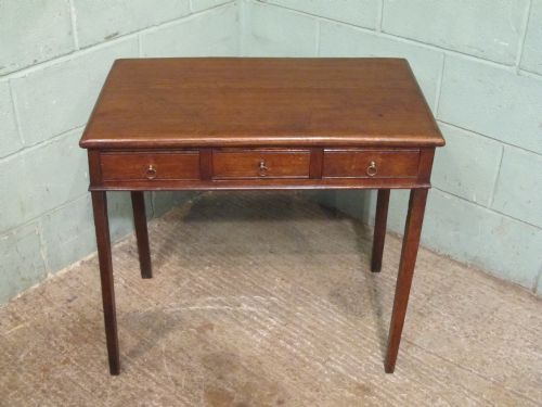 fig 1. Antique Georgian oak side table C1780