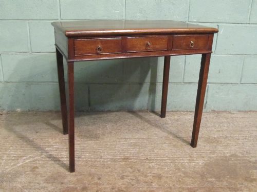 fig 2. Antique Georgian oak side table C1780