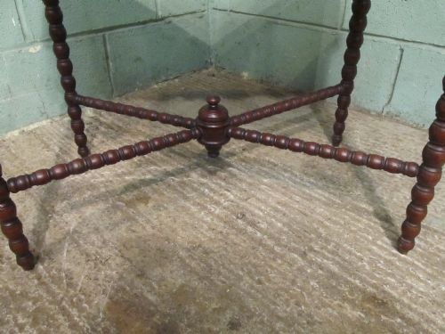 fig 2. Antique Victorian Oak Side Table C1880