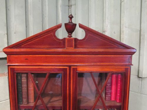 fig 2. Antique Edwardian Mahogany Bureau Bookcase c1900