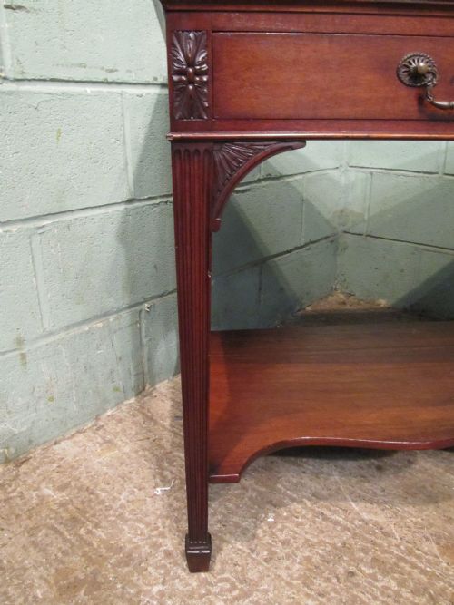 fig 1. Antique Edwardian Mahogany Side Table c1900
