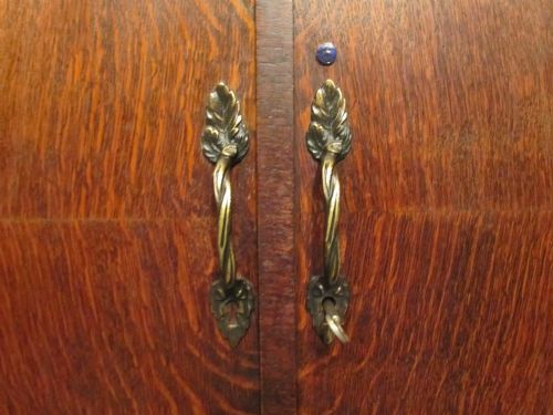 fig 2. Antique Oak Original Compactom Wardrobe C1920
