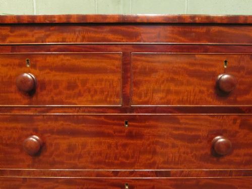 fig 1. Antique Victorian Mahogany Chest of Drawers c1880