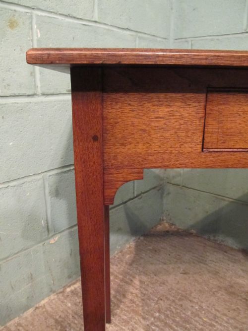 fig 1. Antique Arts & Crafts oak side table C1890