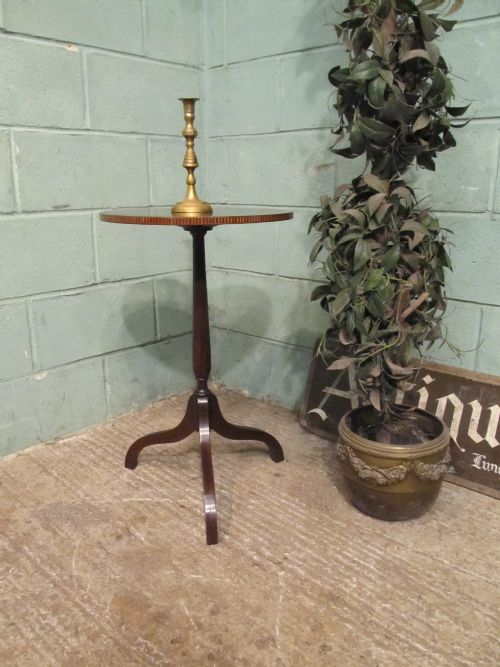 Antique Edwardian Mahogany Lamp Table C1900