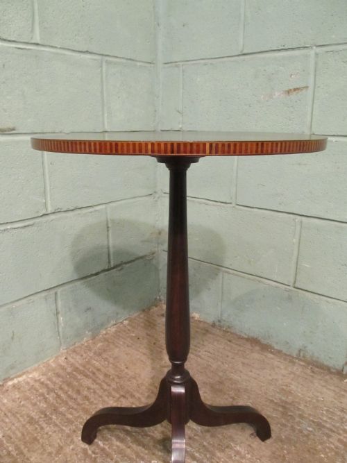 fig 1. Antique Edwardian Mahogany Lamp Table c1900