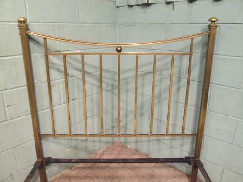 fig 1. Antique Victorian Brass Double Bed c1880