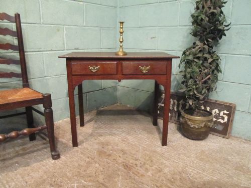 Antique Georgian Oak Side Table C1780