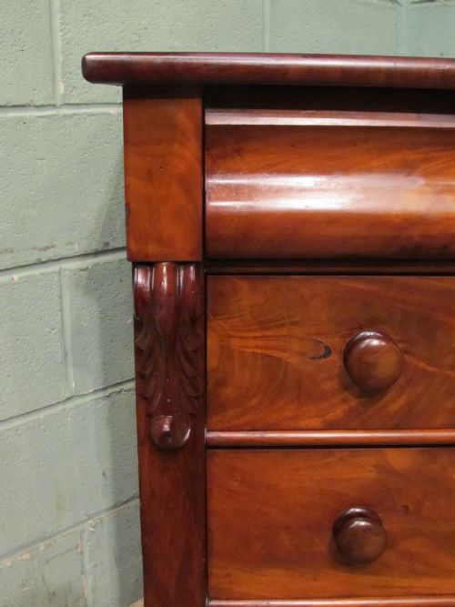fig 1. Antique Victorian Mahogany Scotch Chest of Drawers c1860