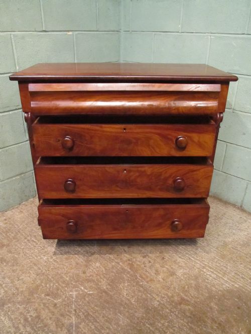fig 2. Antique Victorian Mahogany Scotch Chest of Drawers c1860