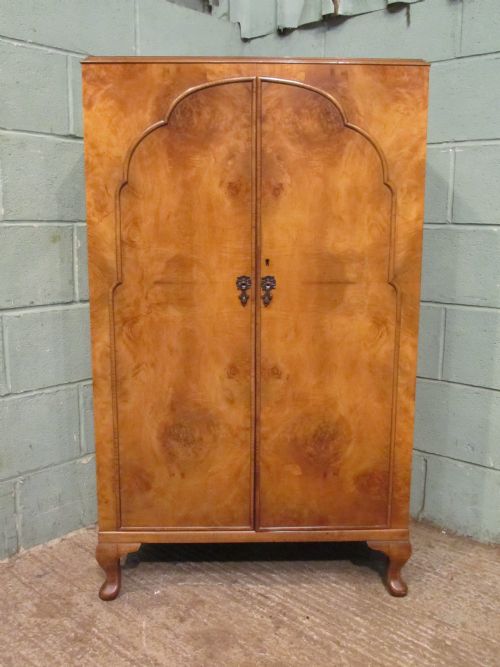 fig 4. Antique Walnut 3 Piece Bedroom Suite By Warring & Gillow c1920