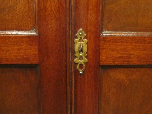 fig 2. Antique Edwardian Mahogany Double Wardrobe c1900