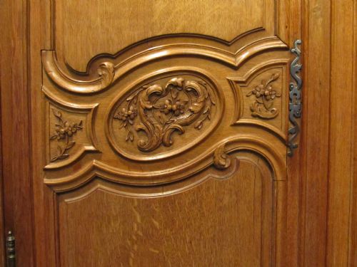 fig 1. Antique French Oak Armoire Wardrobe C1860