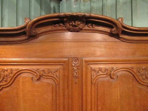 fig 2. Antique French Oak Armoire Wardrobe C1860