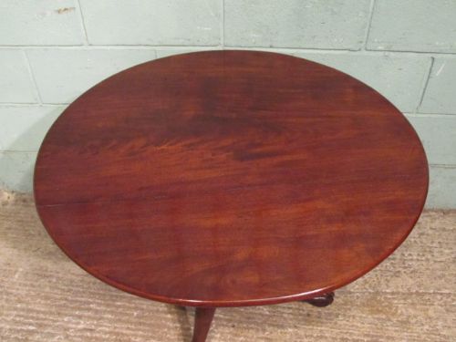 fig 2. Antique Georgian Mahogany Tilt Top Tea Table c1780