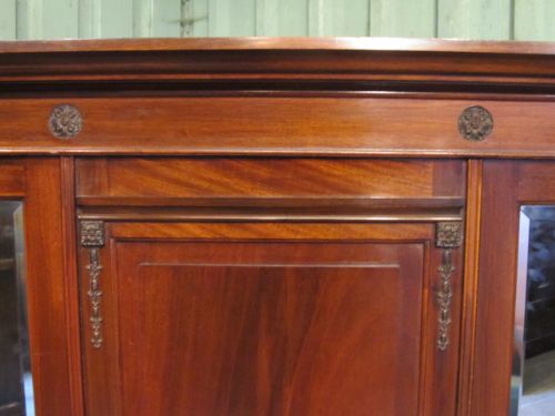 fig 2. Antique Edwardian Mahogany Large Double Wardrobe C1900