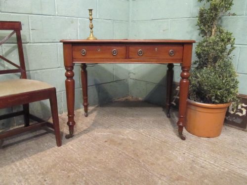 Antique Victorian Mahogany Writing Table C1880