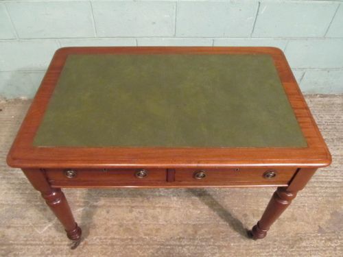 fig 1. Antique Victorian Mahogany Writing Table c1880