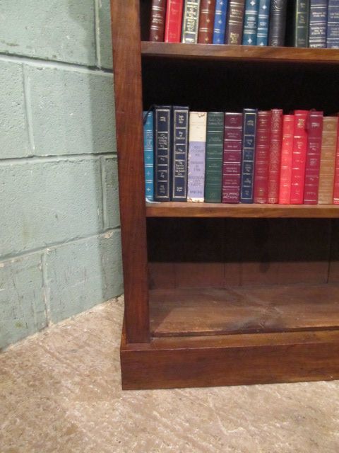 fig 2. Antique Victorian Walnut Open Bookcase c1880
