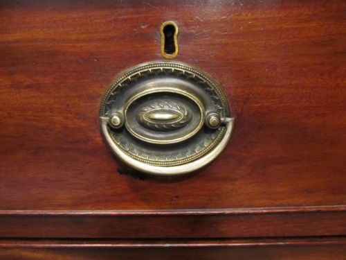 fig 1. Antique Regency Mahogany Chest of drawers c1820