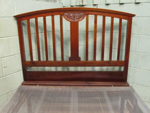 fig 2. Antique Edwardian Walnut Double Bed c1900