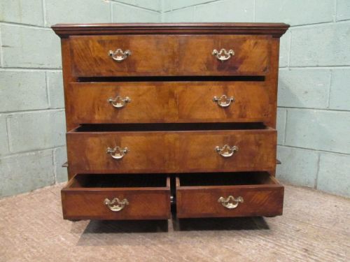 fig 2. Antique Victorian Walnut Chest Of Drawers c1880