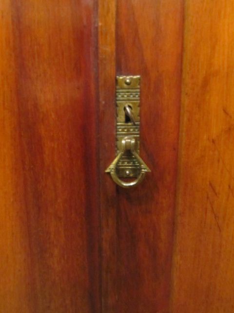 fig 1. Antique Victorian Mahogany Double Wardrobe c1880