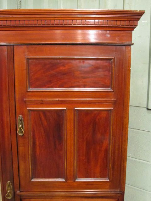 fig 1. Antique Victorian Mahogany Combination Wardrobe c1880