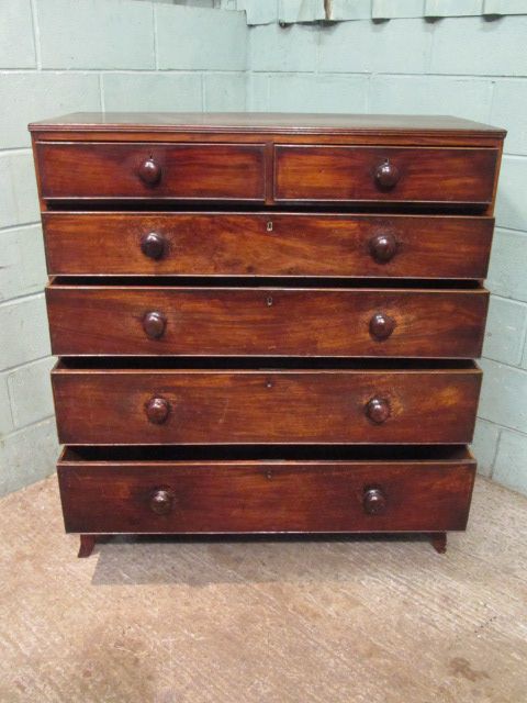fig 2. Antique Regency Mahogany Chest of Drawers c1820