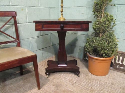 Antique William IV Mahogany Side Table C1830