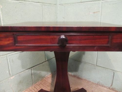 fig 1. Antique William IV Mahogany Side Table c1830