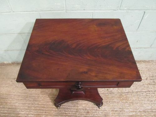 fig 2. Antique William IV Mahogany Side Table c1830