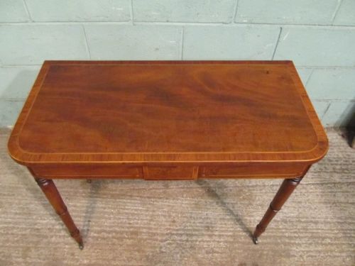 fig 2. Antique Regency Mahogany Side Table c1820