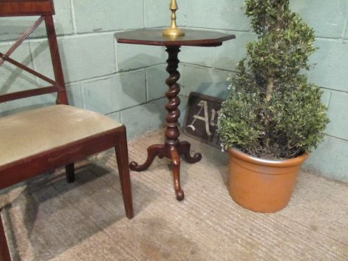 Antique Edwardian Mahogany Tripod Chess Table C1900