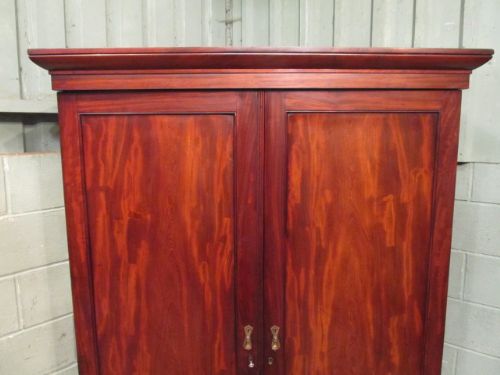 fig 2. Antique Victorian Mahogany Double Wardrobe c1880