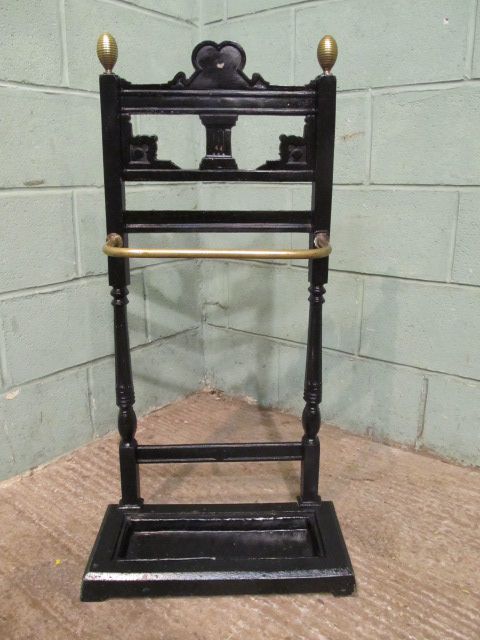 Antique Victorian Cast Iron Stick/umbrella Stand C1880
