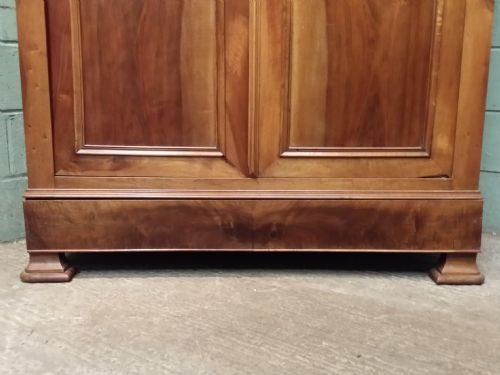 fig 1. Antique French Napoleon III Walnut Country Armoire c1870