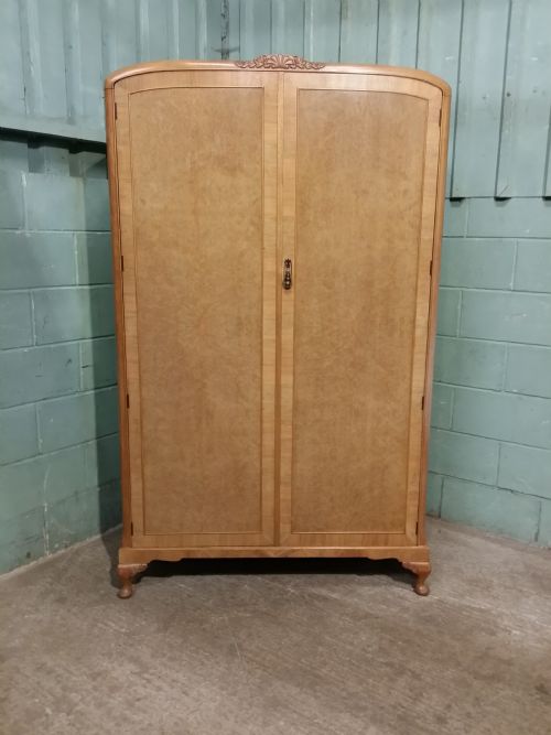 fig 1. Antique Walnut Two Piece Bedroom Suite c1920