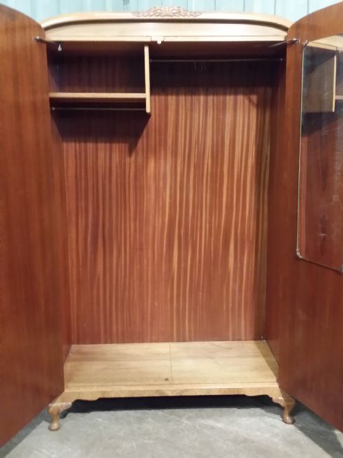fig 3. Antique Walnut Two Piece Bedroom Suite c1920