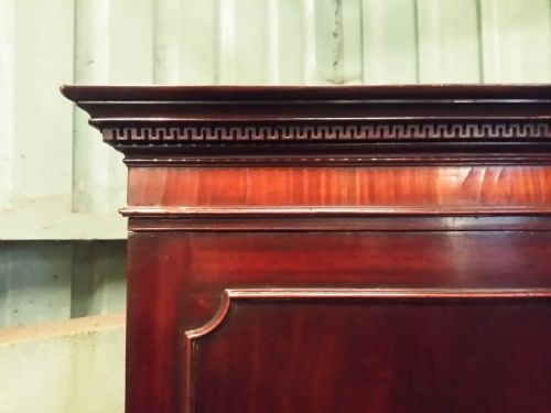fig 2. Antique George III Mahogany Clothes Press c1780