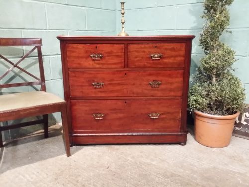 Antique Victorian Mahogany Chest of Drawers C1880