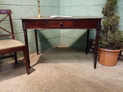 Antique Regency Mahogany Writing/side Table C1820