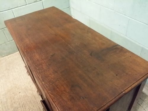 fig 2. Antique George II Oak Mule Chest c1750